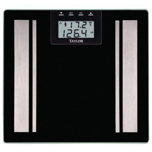 TAYLOR 57364072F Body Fat Digital Scale (Black)