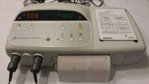 GE COROMETRICS  MODEL  170 FETAL MONITOR WITH NAUTILUS TOCO &amp; ULTRASOUND