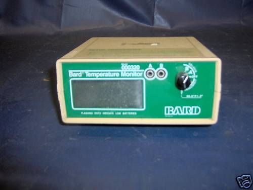 Bard Temperature Monitor Model 000320