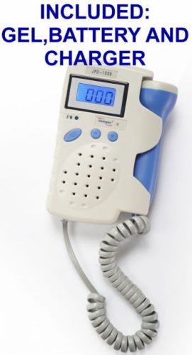 Fetal Doppler, JPD-100B, 3MHz Probe, Gel, Rechargeable Battery, Charger