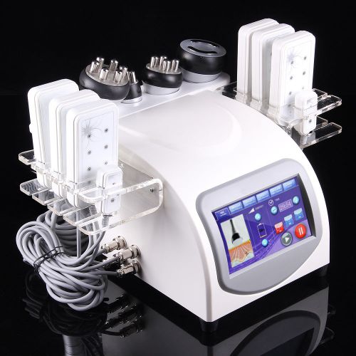 2014 new cavitation 6in1 liposuction tripolar rf 650nm diode lipo laser machine for sale