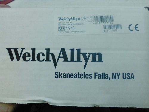 Welch allyn 77710 wall transformer only new! for sale