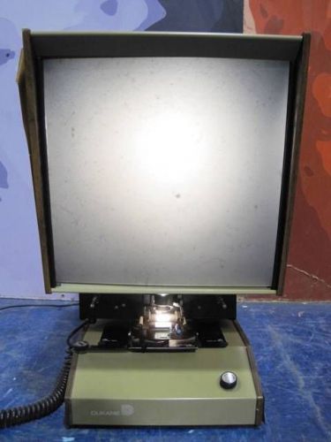 Dukane Microfilm Reader Microfiche 27A25B-1B Used