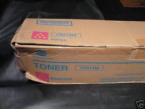 New OEM Konica TN314M TN 314M Magenta Toner Cartridge