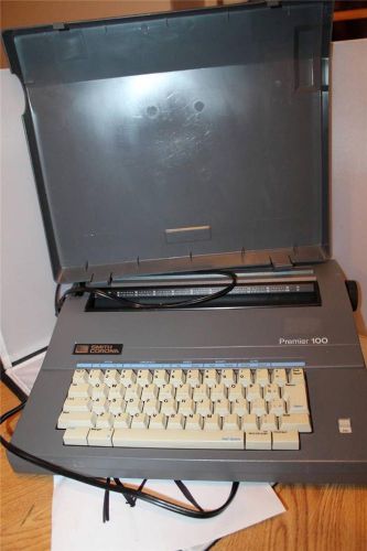 Smith corona word eraser correct portable electric typewriter premeir 100 works for sale