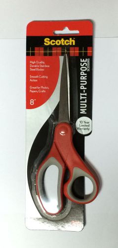 3M Scotch Multi Purpose SCISSORS 8&#034; Stainless Steel 10 Year Warranty