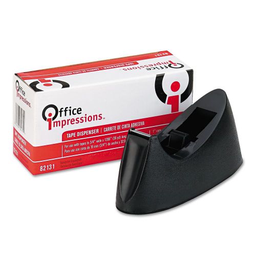 TAPE DISPENSER Desktop 1&#034;Core Black Home Desk Supply Office School Small Table #