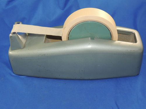 Vintage Scotch Heavy Duty 3M Tape Dispenser &#034;Carmen&#034; Industrial Retro Weighted