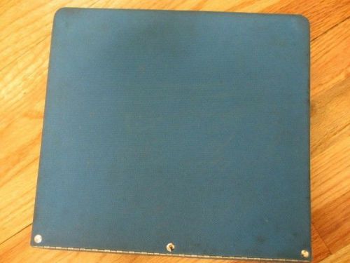 2&#034; looseleaf binder blue color  fabric on cardboard covers