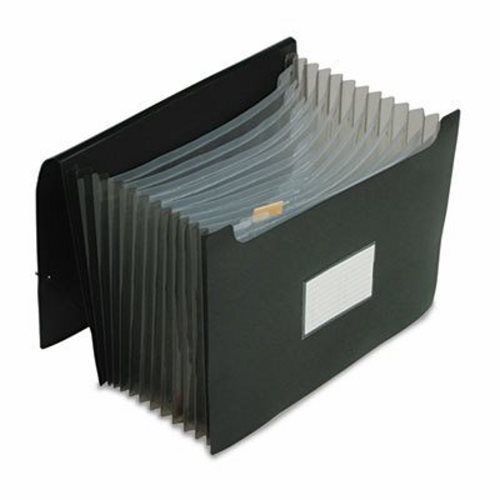 Pendaflex Jumbo 12&#034; Expansion File, 13 Pockets, Black (PFX82013)