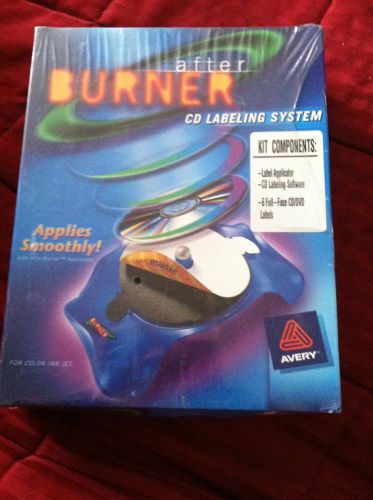 Avery AfterBurner CD/DVD Labeling System Complete Kit FACTORY SEALED