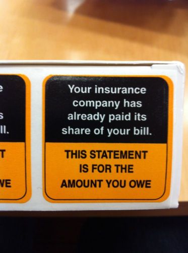 Billing Stickers