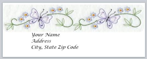 30 Butterflies Personalized Return Address Labels Buy 3 get 1 free (bo22)