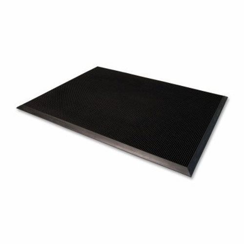 Genuine Joe Brush Tip Scraper Mat, 36&#034;x72&#034; Double Door, Black (GJO59470)