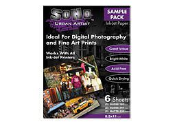 SoHo Ink-Jet Paper Sampler Pack 8.5x11&#034;