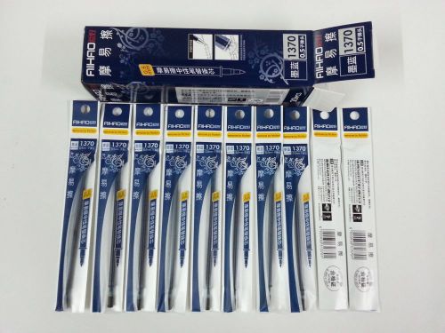 AIHAO 1370 0.5mm Erasable GEL pen (BLACK BLUE INK)20PCS REFILL