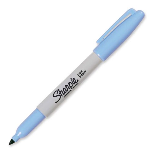 Sharpie Permanent Marker Fine Point Sky Blue 32083