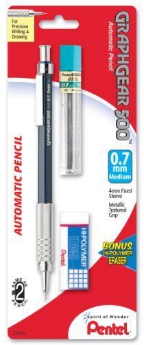Pentel graphgear 500 mechanical drafting pencil - hb pencil grade - (pg527lebp) for sale
