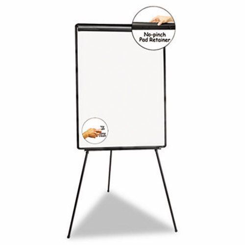 Universal tripod style dry erase easel, 29 x 41, white/black (unv43032) for sale