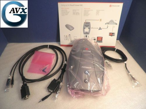 Polycom Visual Concert VSX New in Polycom Box, +90d Wrnty, Cables 2200-20560-200