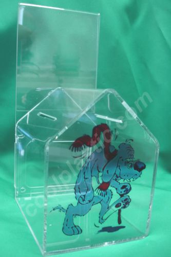 Donation box humane society &amp; animal rescue donation box acrylic o1 donation box for sale