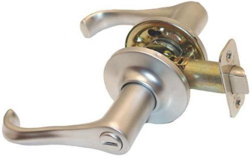 YALE Woodland 201WL Privacy Door Lever Handle Lock Set Satin Nickel LSN NEW