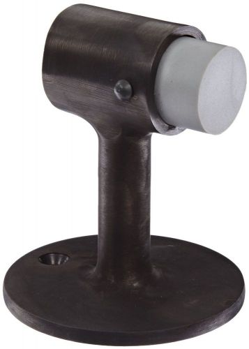 Bronze Door Stop 3/4&#034; Oh Fastener With Plastic Anchor 2 1/2&#034; Base 471.10b