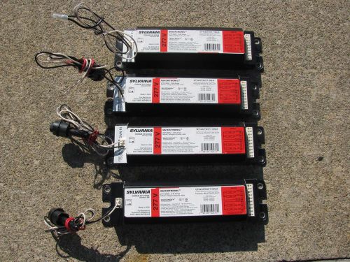 4  SYLVANIA 277V  ELECTRONIC BALLAST  QT4x32T8/277 ISNA  4 LAMP INSTANT START