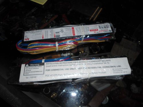 2 ge proline t8 ballasts product code 74465 ge432mv-n-diy 3-4 lamp 120-277v for sale