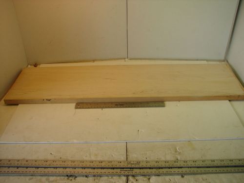 SOLID MAPLE BOARD SHELF PLANK PANEL LUMBER 35&#034; X 9-5/8&#034; X 3/4&#034; *NNB*