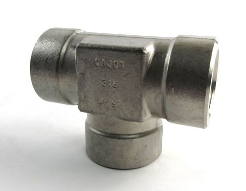 Cajon 316 steel pipe fitting tee connector w-97 for sale