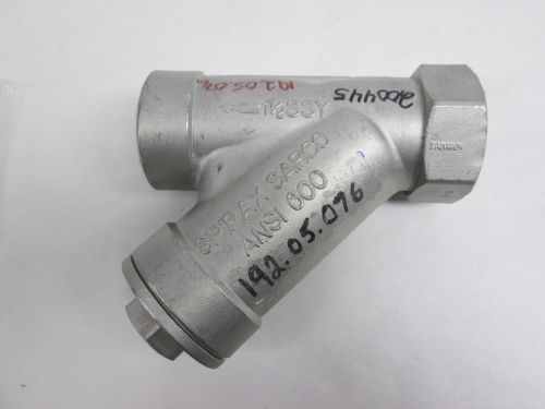 New spirax sarco a351 cf3m stainless threaded 1-1/2 in npt strainer d329707 for sale