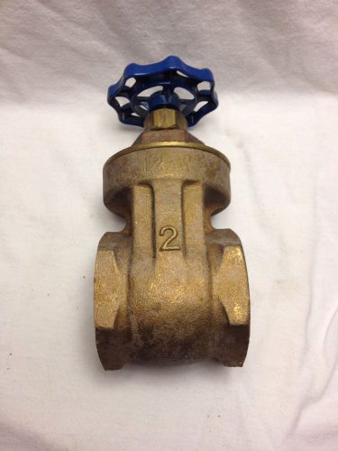 2&#034; Bronze Gate Valve 125 Pounds Working Pressure