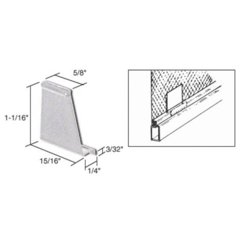 CRL Translucent Plastic Pull Tabs for Window Screens Easy Installation WSC420