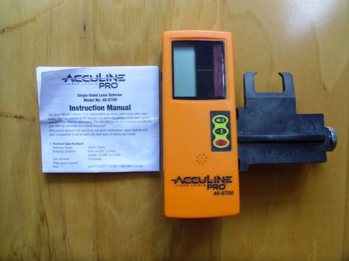 acculine 40-6700 laser detector