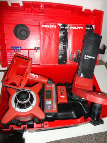 NICE CONDITION HILTI PRI2 ROTARY LASER IN CASE INTERIOR EXTERIOR PRI 2