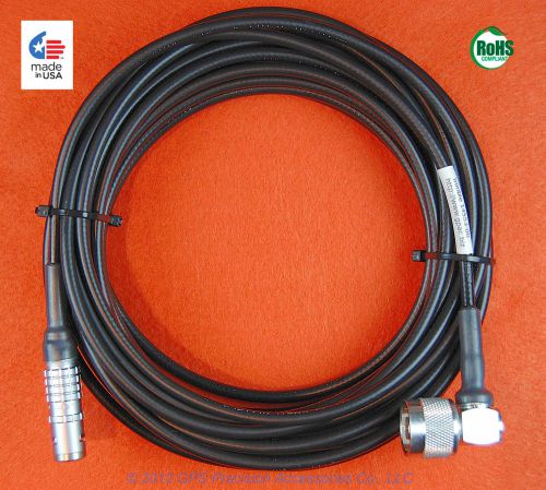 Trimble 14553-00 GPS Antenna Cable with &#034;N&#034; &amp; LEMO FFA connectors