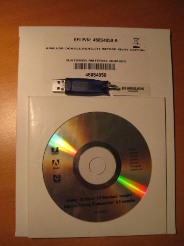 EFI IMPOSE USB DONGLE ROHS + CD Adobe Acrobat 8 Standard