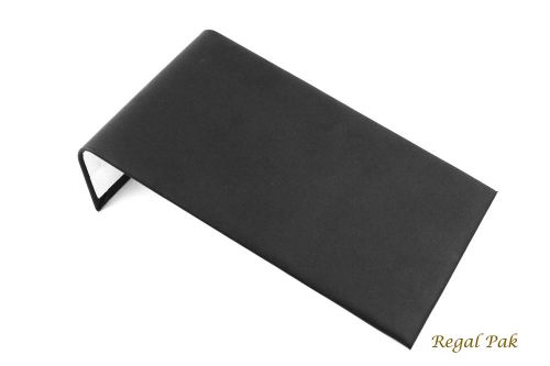 Medium Black Leatherette Bracelet Display Ramp 8&#034; X 4 3/4&#034; X 2&#034;H