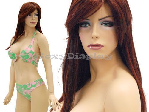 Sexy Big Bust Female Fiberglass Mannequin Dress form Display #MD-ACK4X