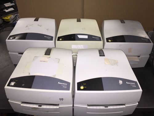 Lot of 5, Intermec EasyCoder PC41 - Thermal Label Printers