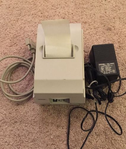 Epson TM-U200PD Receipt Printer M119D WHITE w/ OEM Power Supply