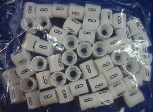 50 mini slip on size markers - size 8 retail store supply hanger garment hanger for sale