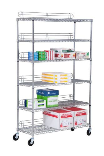 Honey-Can-Do SHF-01450 6-Tier Chrome Urban Shelving Unit Brand New!