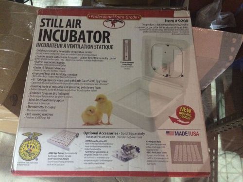 Miller 9200 Still Air Egg Incubator 110V, White