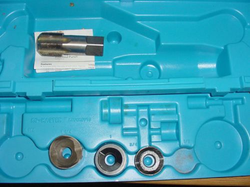 Ideal 35-760 ko-master knockout punch kit parts only for sale