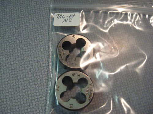 NEW American USA Made 1&#034; Round Die, Threadit 7/16&#034;-14NC 7/16&#034;-14 NC