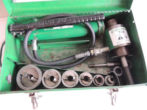 GREENLEE 7506 SLUG SPLITTER  HYDRAULIC KNOCKOUT PUNCH 1/2&#034; TO 2&#034; STAINLESS STEEL