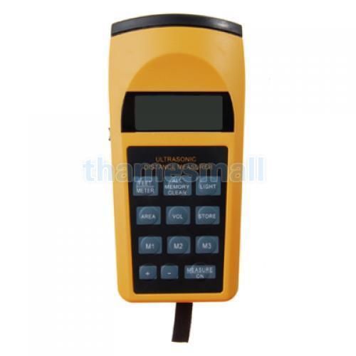 LCD Ultrasonic Laser Pointer Distance Meter Volume Area Measurer &lt;1mW