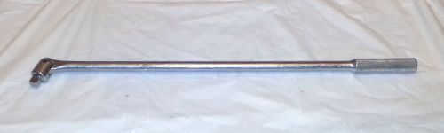 Mac Tools 24&#034; Long Handle Flex Head Breaker Bar 1/2&#034; Drive V24F Knurled Handle